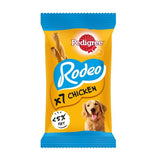 Pedigree Rodeo 123g Dog Treats with 7 Chicken Sticks