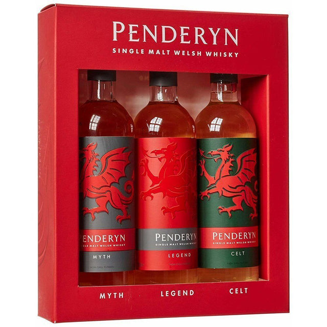Penderyn 3 x 20cl Legend Celt & Myth Miniatures Whisky Gift Set - Old Railway Line Garden Centre
