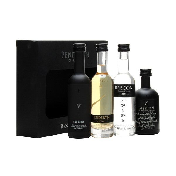 Penderyn 4 x 5cl Miniatures Mini Pack - Old Railway Line Garden Centre