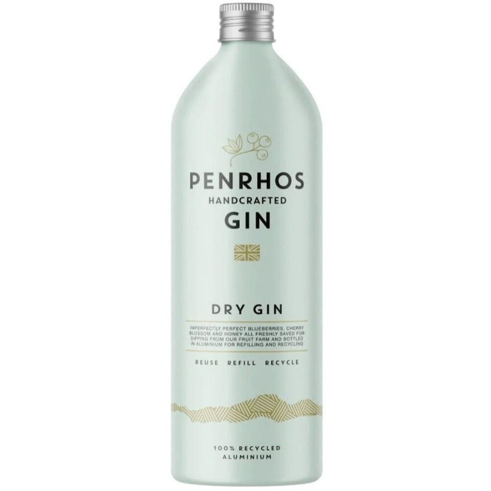 Penrhos 70cl London Dry Gin Aluminium Bottle - Old Railway Line Garden Centre