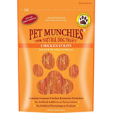 Pet Munchies 90g Chicken Strips Dog Treats