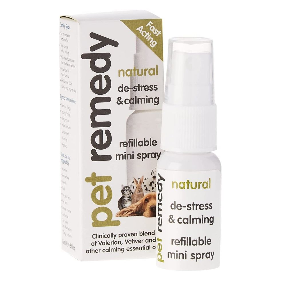 Pet Remedy 15ml Natural De-Stress and Calming Mini Spray