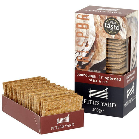 Peter's Yard 100g Spelt & Fig Mini Crispbread - Old Railway Line Garden Centre