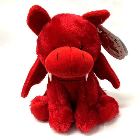 Pippins 14cm Red Welsh Dragon Soft Toy - Old Railway Line Garden Centre