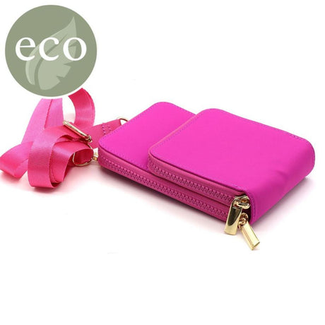 POM Recycled Nylon Bright Pink Phone Bag - Old Railway Line Garden Centre