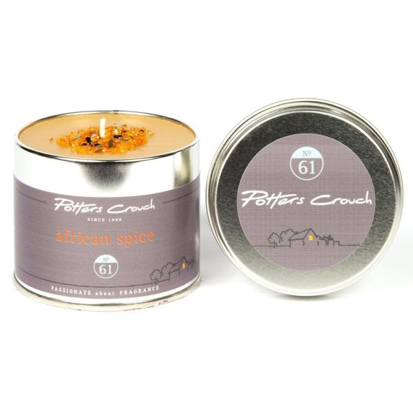 Potters Crouch 250g African Spice Scented Candle - Old Railway Line Garden Centre
