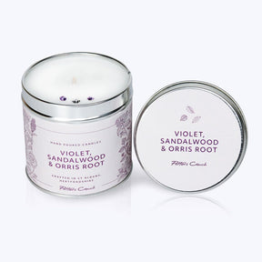 Potters Crouch Violet, Sandalwood & Orris Root Scented Candle - Old Railway Line Garden Centre