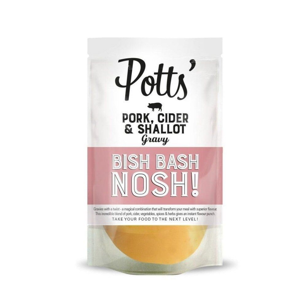 Potts 350g Pork, Cider & Shallot Gravy - Old Railway Line Garden Centre
