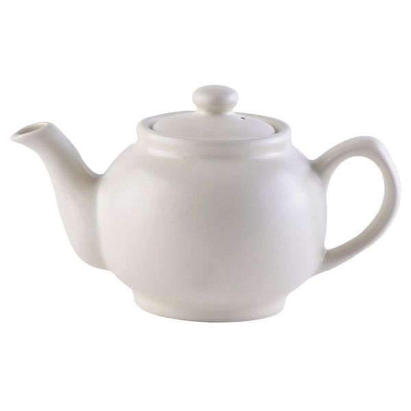 Price & Kensington 450ml Matt Cream 2 Cup Teapot - Old Railway Line Garden Centre