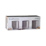 Price & Kensington 750ml Charcoal Accents Tea, Coffee & Sugar Pots - Old Railway Line Garden Centre