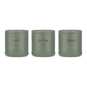 Price & Kensington 750ml Sage Green Accents Tea, Coffee & Sugar Pots - Old Railway Line Garden Centre