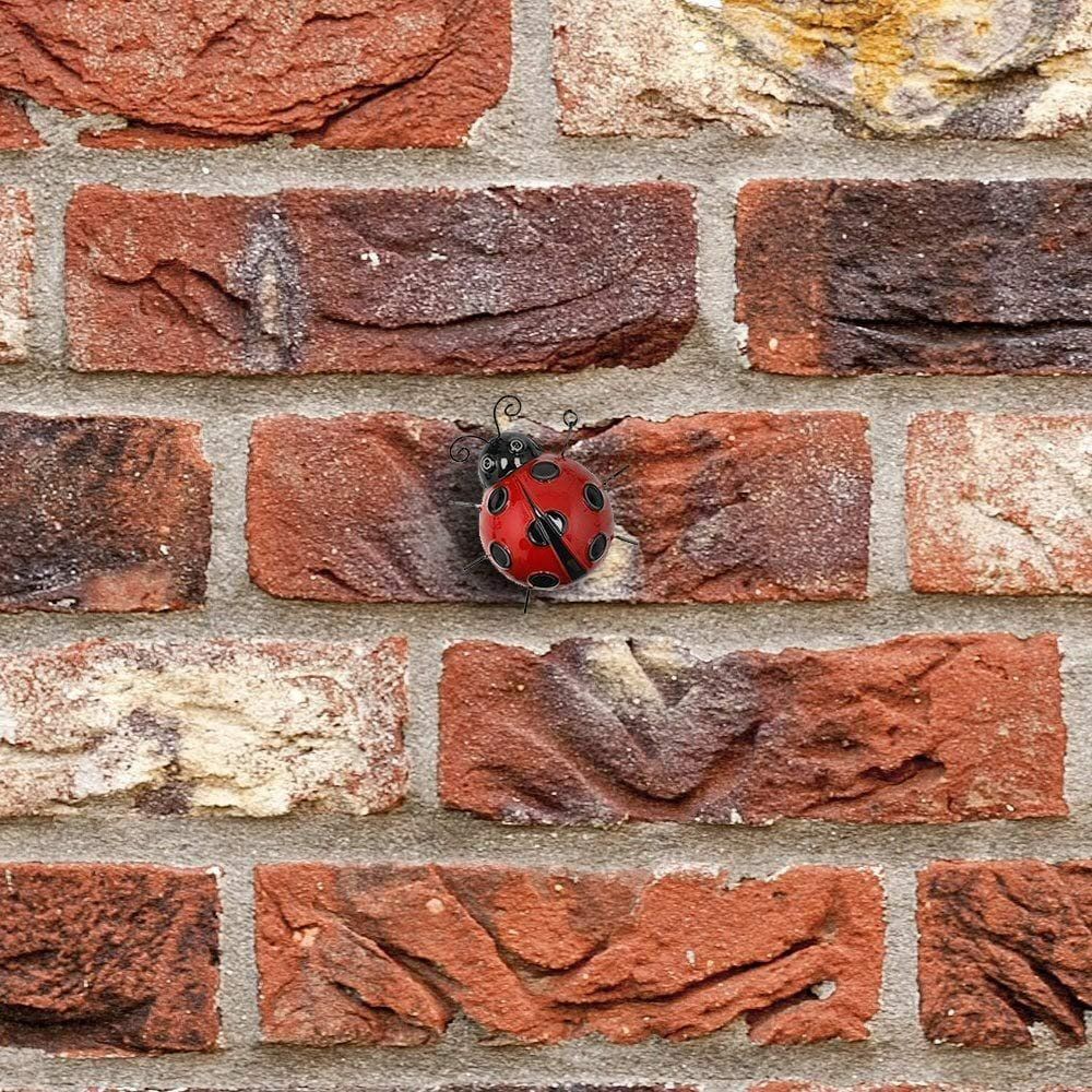Primus 10cm Small Metal Ladybird Wall Art - Old Railway Line Garden Centre