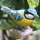 Primus 12cm RSPB Hand Crafted Wooden Blue Tit - Old Railway Line Garden Centre