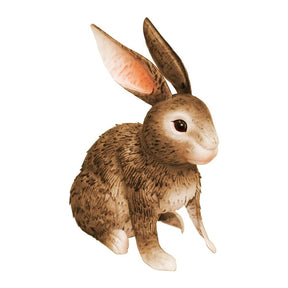 Primus 31cm Brown Metal Mommy Rabbit - Old Railway Line Garden Centre