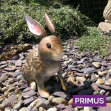 Primus 31cm Brown Metal Mommy Rabbit - Old Railway Line Garden Centre