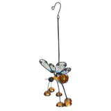 Primus 33cm Glass Wing Fancy Honeybee Bobbin' Bells - Old Railway Line Garden Centre