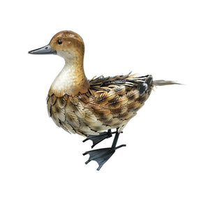 Primus 49cm Brown Metal Duck - Old Railway Line Garden Centre