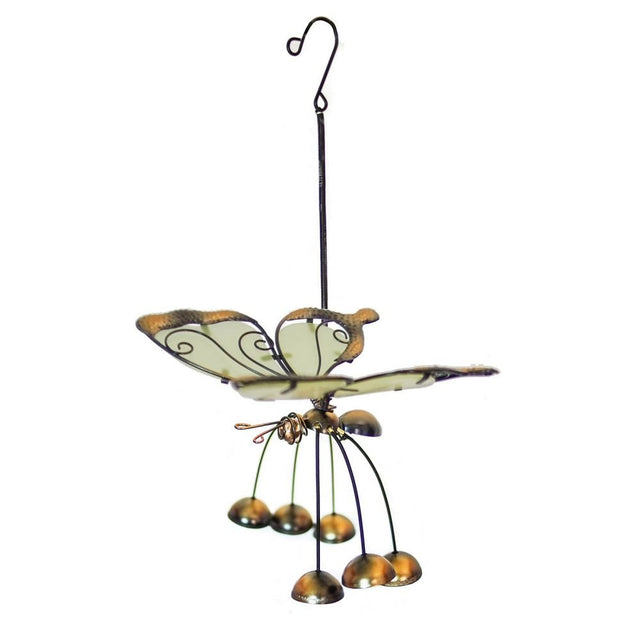 Primus Glass Wing Glow in the Dark Butterfly Bobbin' Bells (Assorted Colours) - Old Railway Line Garden Centre