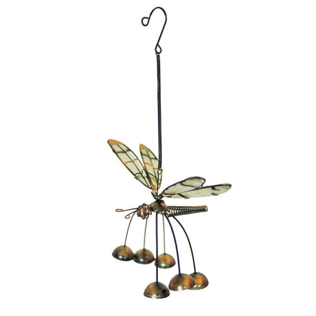 Primus Glass Wing Glow in the Dark Dragonfly Bobbin' Bells (Assorted Colours) - Old Railway Line Garden Centre