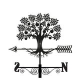 Primus Metal Apple Tree Silhouette Weathervane - Old Railway Line Garden Centre