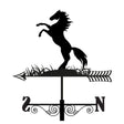 Primus Metal Rearing Horse Silhouette Weathervane - Old Railway Line Garden Centre