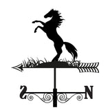 Primus Metal Rearing Horse Silhouette Weathervane - Old Railway Line Garden Centre