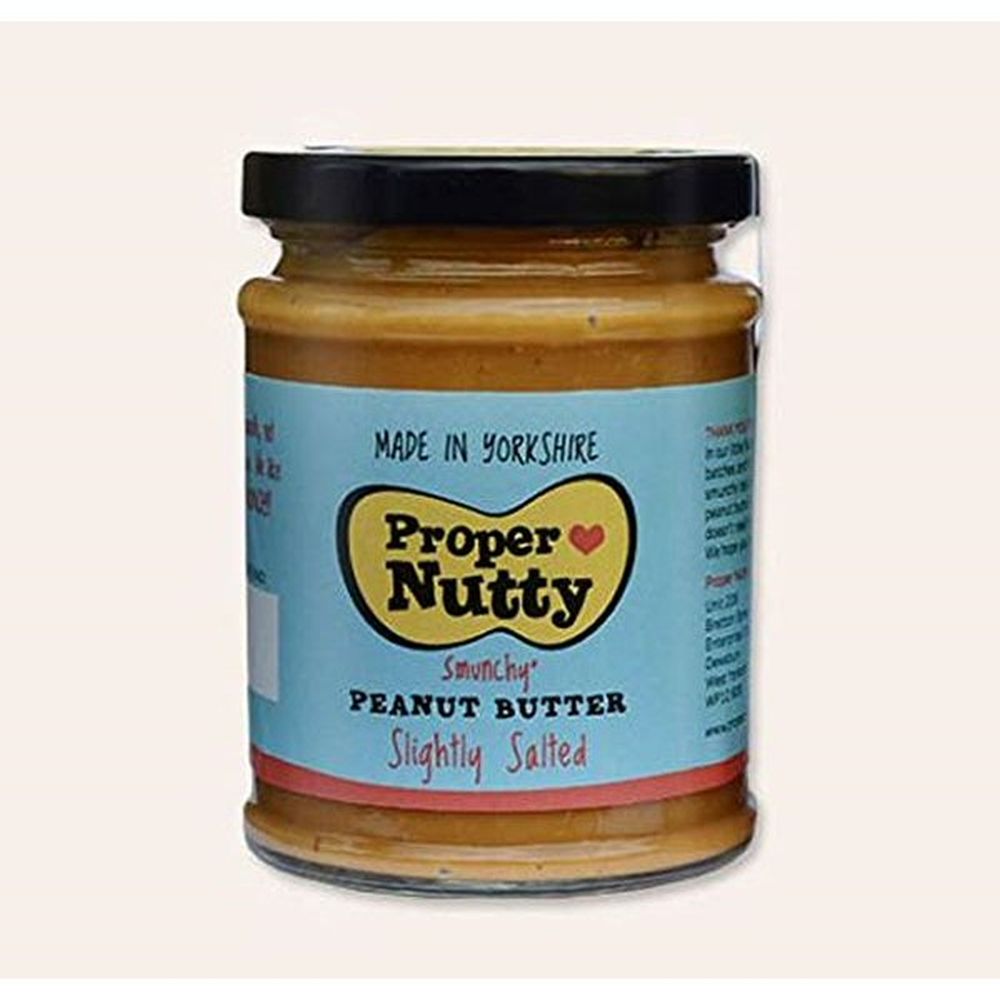 Proper Nutty 280g Slightly Salted Peanut Butter - Old Railway Line Garden Centre