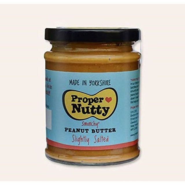 Proper Nutty 280g Slightly Salted Peanut Butter - Old Railway Line Garden Centre