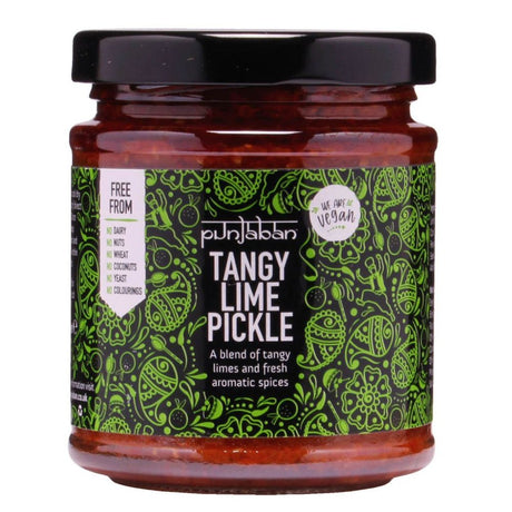 Punjaban 225g Tangy Lime Pickle - Old Railway Line Garden Centre