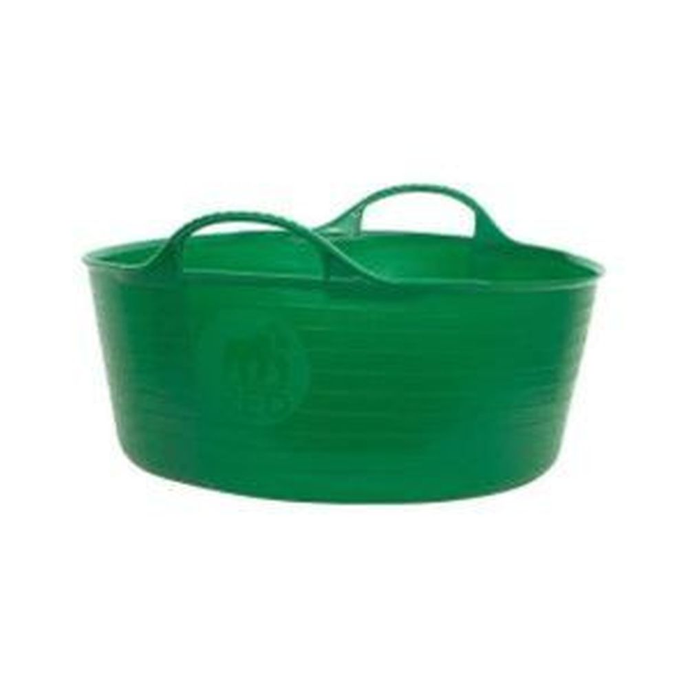 Red Gorilla 15L Shallow Green Tubtrug - Old Railway Line Garden Centre