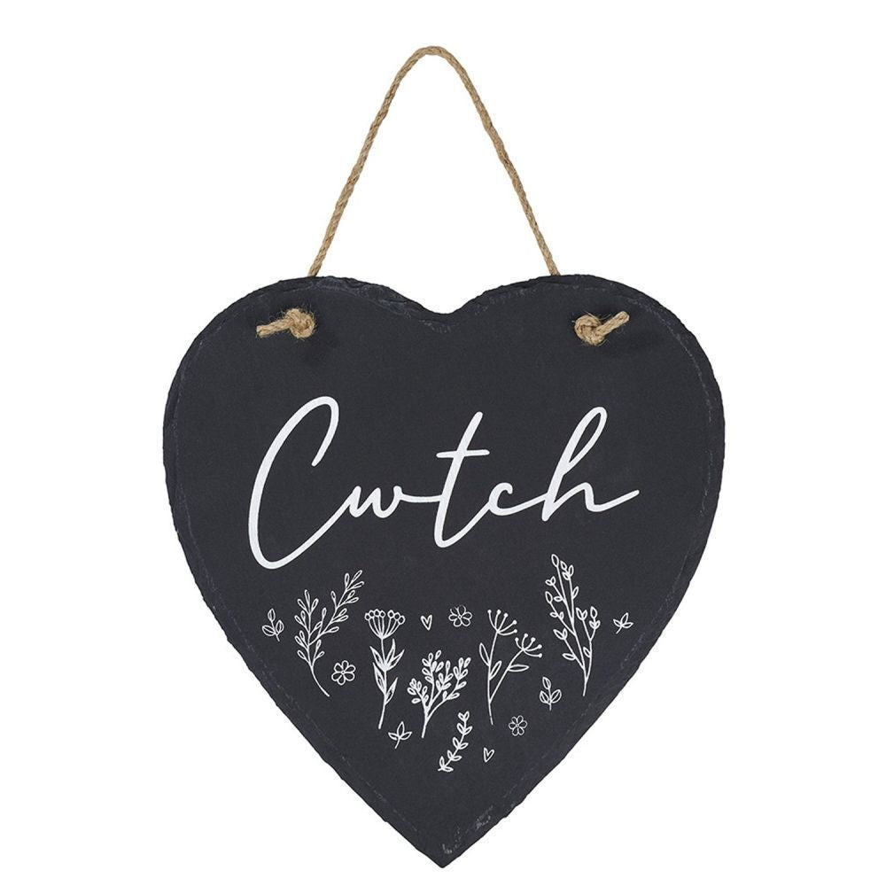 Richard Langs 22cm Cwtch Slate Hanger - Old Railway Line Garden Centre