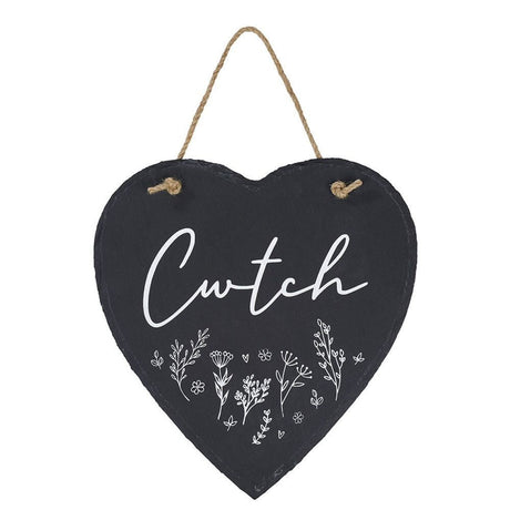 Richard Langs 22cm Cwtch Slate Hanger - Old Railway Line Garden Centre