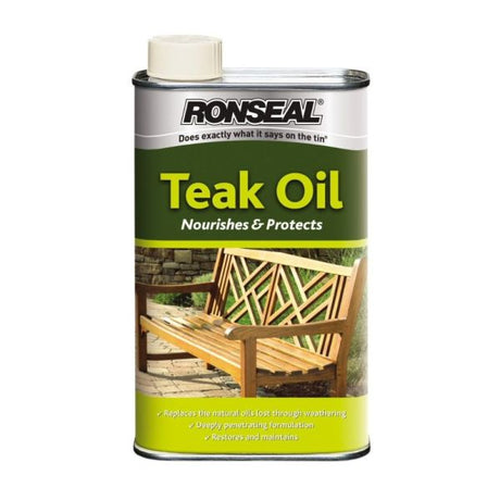 Ronseal 1 Litre Teak Oil - Old Railway Line Garden Centre