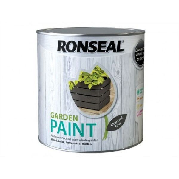 Ronseal 2.5 Litre Charcoal Grey Colour Paint - Old Railway Line Garden Centre