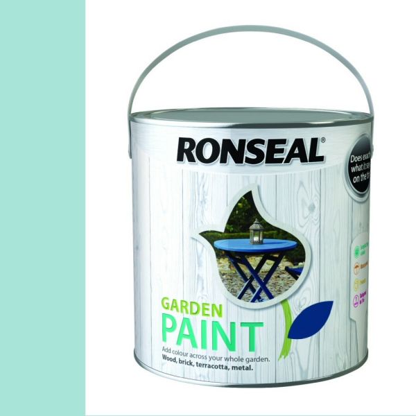 Ronseal 2.5 Litre Cool Breeze Garden Colour Paint - Old Railway Line Garden Centre