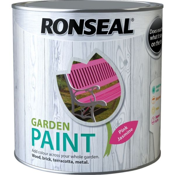 Ronseal 2.5 Litre Pink Jasmine Garden Colour Paint - Old Railway Line Garden Centre