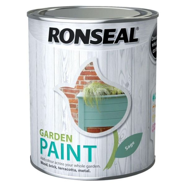 Ronseal 2.5 Litre Sage Garden Colour Paint - Old Railway Line Garden Centre