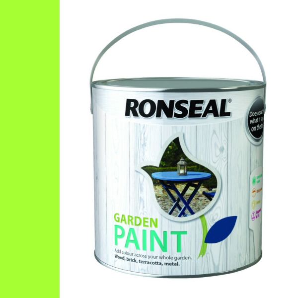 Ronseal 250ml Lime Zest Garden Colour Paint - Old Railway Line Garden Centre