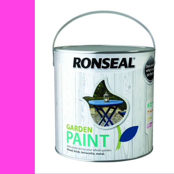 Ronseal 250ml Pink Jasmine Garden Colour Paint - Old Railway Line Garden Centre