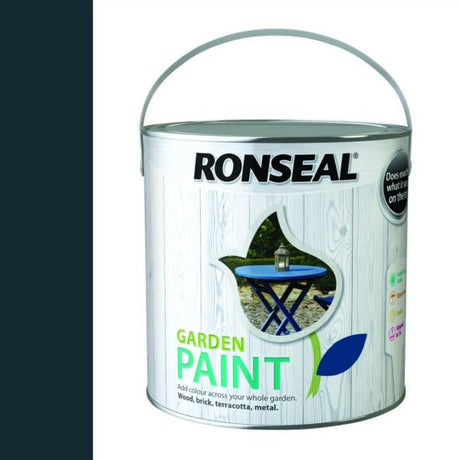 Ronseal 750ml Blackbird Garden Colour Paint - Old Railway Line Garden Centre