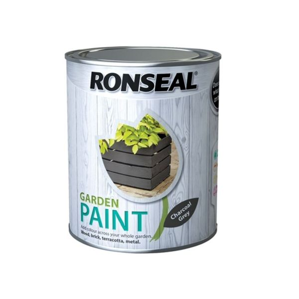Ronseal 750ml Charcoal Grey Garden Colour Paint - Old Railway Line Garden Centre