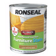 Ronseal 750ml Clear Natural Matt Garden Furniture Stain - Old Railway Line Garden Centre