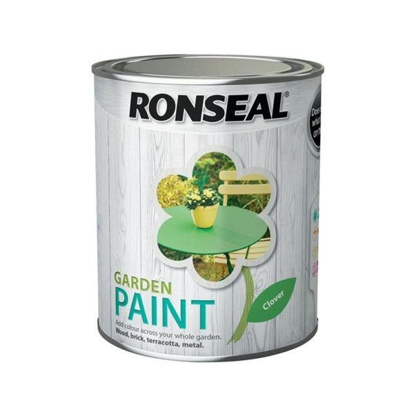 Ronseal 750ml Clover Garden Colour Paint - Old Railway Line Garden Centre
