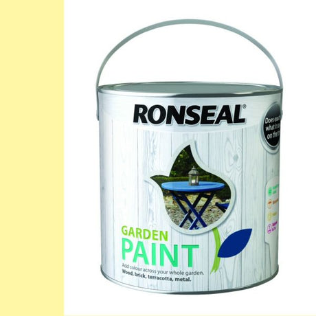 Ronseal 750ml Elderflower Garden Colour Paint - Old Railway Line Garden Centre