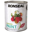 Ronseal 750ml Moroccan Red Garden Colour Paint - Old Railway Line Garden Centre