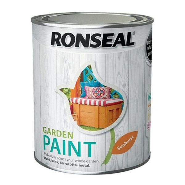Ronseal 750ml Sunburst Garden Paint - Old Railway Line Garden Centre