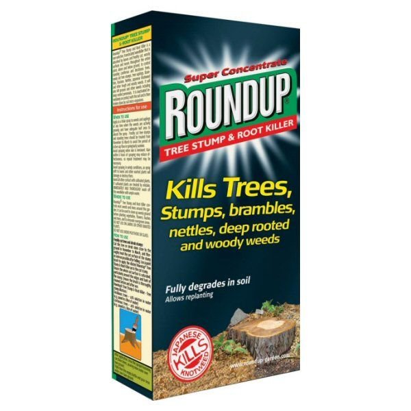 Roundup 250ml Tree Stump & Root Killer Super Concentrate - Old Railway Line Garden Centre