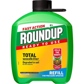 Roundup 5 Litre Pump & Go Weedkiller Refill - Old Railway Line Garden Centre