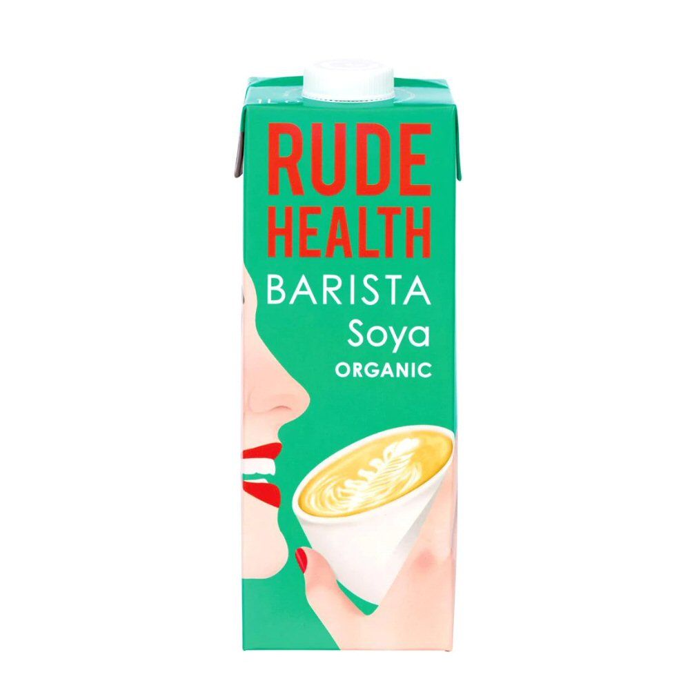 Rude Health 1 Litre Organic Barista Soya Drink - Old Railway Line Garden Centre