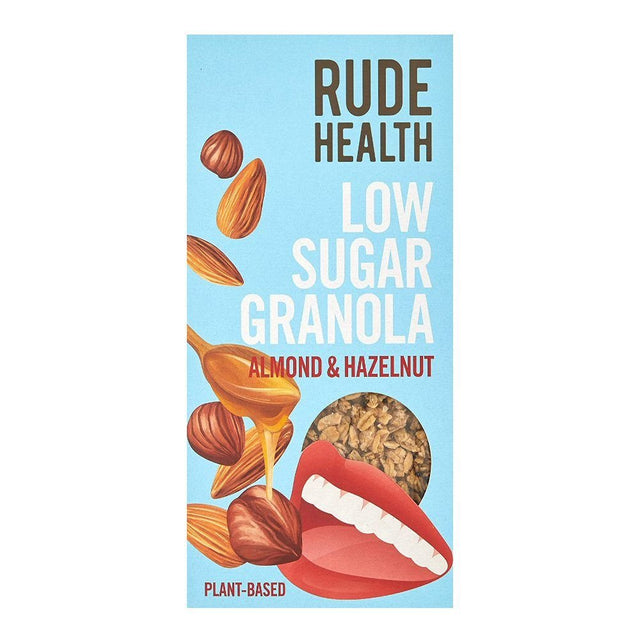 Rude Health 400g Almond & Hazelnut Low Sugar Granola - Old Railway Line Garden Centre